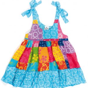 παιδικό φόρεμα αμάνικο γαλάζιο μέ πολύχρωμα σχέδια syllogi AN-1638παιδικό φόρεμα αμάνικο γαλάζιο μέ πολύχρωμα σχέδια syllogi AN-1638