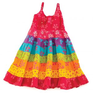 παιδικό φόρεμα αμάνικο πολύχρωμο μέ λουλούδια syllogi AN-3256παιδικό φόρεμα αμάνικο πολύχρωμο μέ λουλούδια syllogi AN-3256