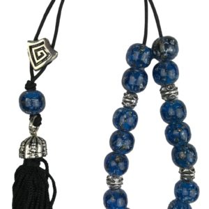 Κομπολόι σπείρα από ρητίνη χρώμα μπλε ΚΝ-100-3Blue Rosary made of resin KN-100-3