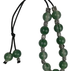 Κομπολόι Μαίανδρος από ρητίνη χρώμα πράσινο ΚΝ-25-3Green Rosary made of Resin KN-25-3
