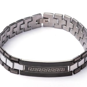 Βραχιόλι από Ατσάλι με Κούμπωμα Ασφαλείας Τ 667Steel bracelet with safety clasp T 667