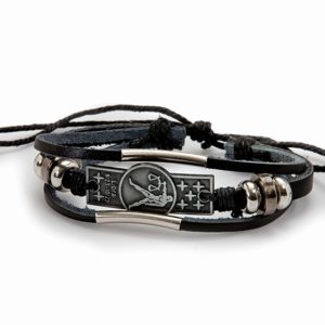 Βραχιόλι Δερμάτινο αυξομειώμενο  Ζυγός (Libra), (23/9 – 23/10)  ΦΝ-4005Fluctuating Leather Bracelet Libra, (23/9 - 23/10) ΦΝ-4005
