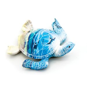 Διακοσμητική χελώνα μπλε με σχέδια  Polyresin 12cm syllogi ΦΤ-1227-1Decorative turtle blue with Polyresin designs 12cm syllogi ΦΤ-1227-1