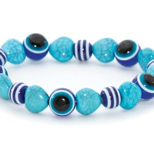 Βραχιόλι μάτι unisex γαλάζιο syllogi (ΦΝ-2193)Unisex blue eye syllogi bracelet (ΦΝ-2193)